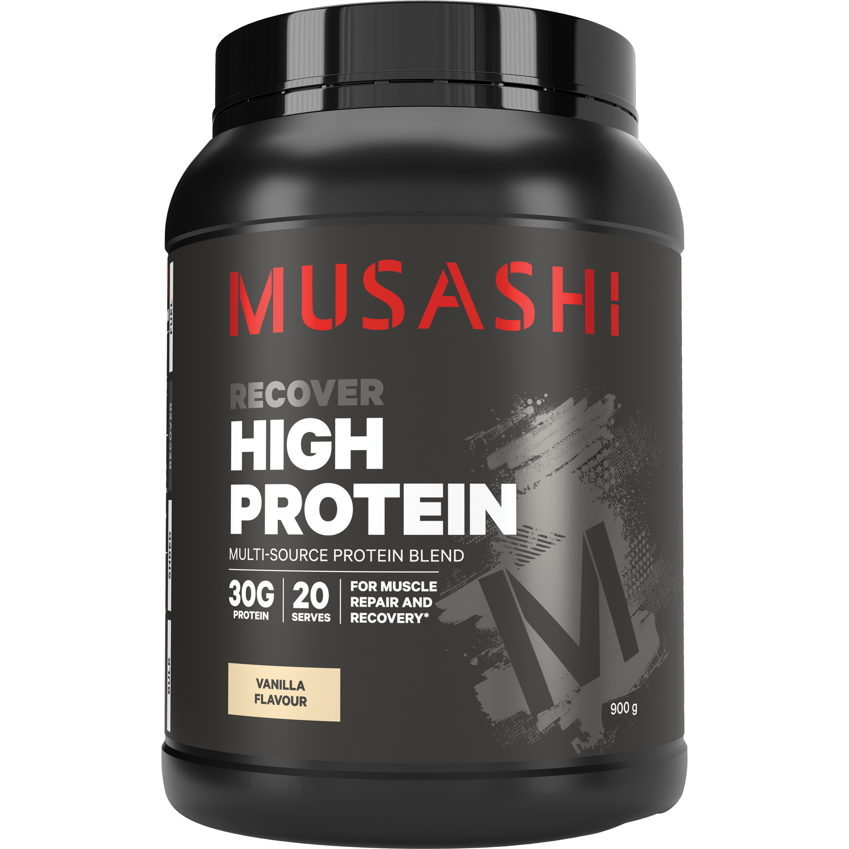 Musashi High Protein - Vanilla Milkshake 900g （Recover）