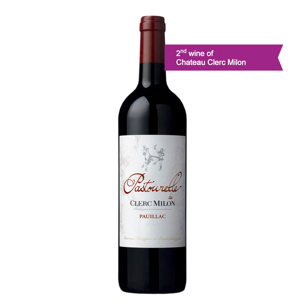 Pastourelle de Clerc Milon, Pauillac AOC 2012 (2nd label of Chateau Clerc Milon) (750ml)