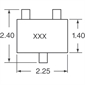 HSMS-282C-BLKG
