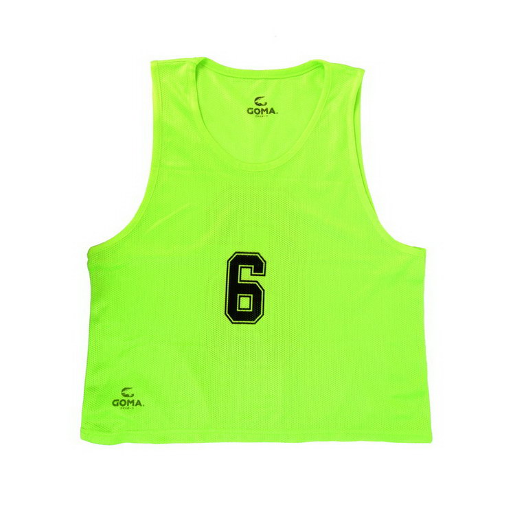 GOMA 背心号码衣-绿色(1至15号)