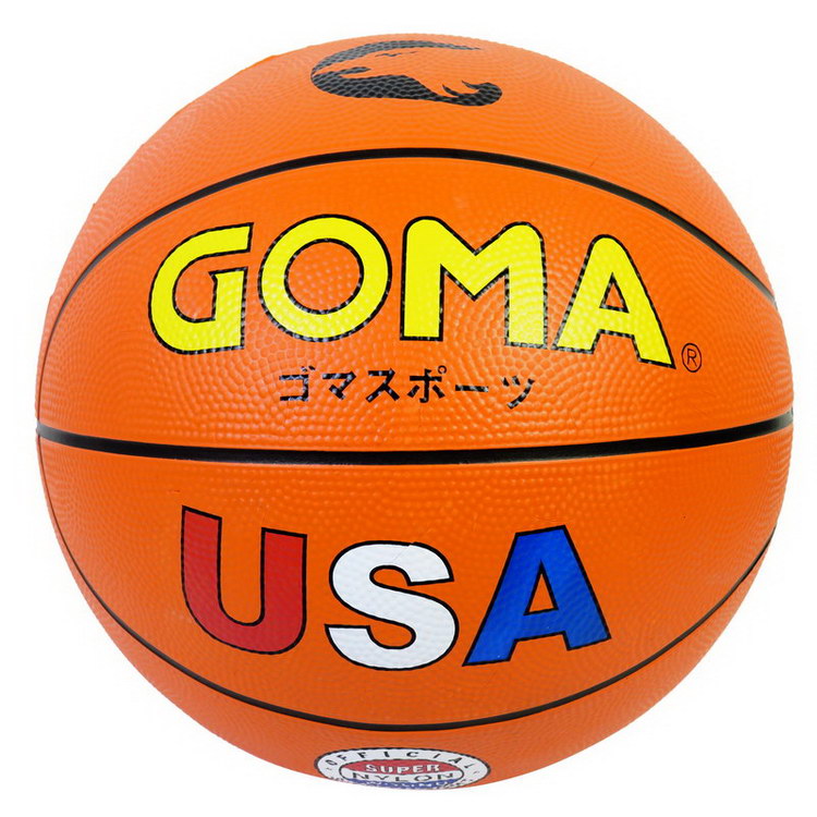 GOMA 5 号橙色胶篮球