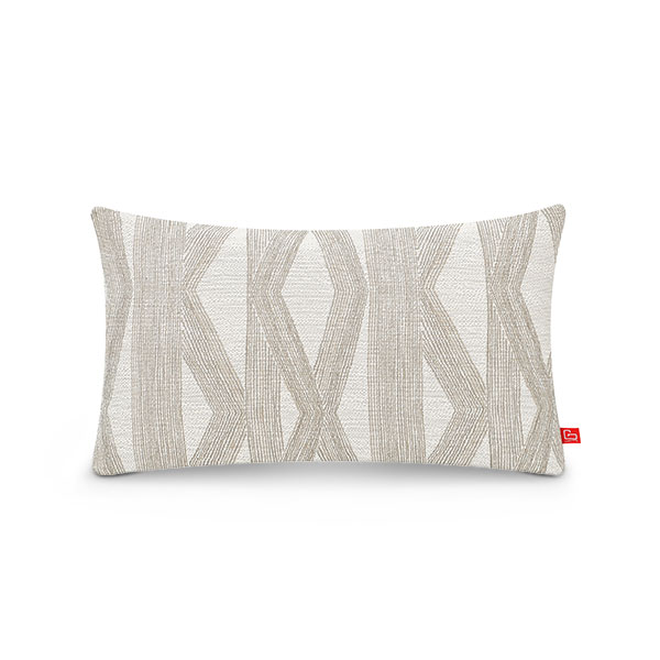 Interlaced Pattern Lumbar Cushion Cover - 30x50cm
