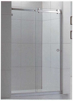 不銹鋼一梗一活吊趟門浴屏(可做方形)B-301(舊型號BR-06)