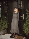 Gingham Lacy Ruffle Dress 