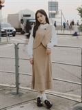 Pleated Midi Skirt 