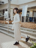 Side Button Slit Sleeveless Dress 