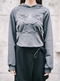  Embroidered Butterfly Hoodie