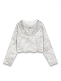  Wash Effect Hooded Sweatshirt