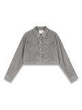 Tie Dyed Corduroy Cropped Jacket 