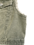 Snow Washed Corduroy Vest 