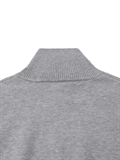 2-Way Zip High Neck Cardigan 