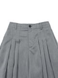 Pleated Suit Culottes 