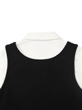  2in1 Set Shirt With Vest