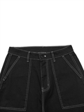 Contrast Stitch Jeans 