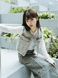 Snow Washed Corduroy Vest 