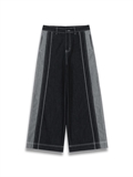 Color Blocked Side Panel Jeans 