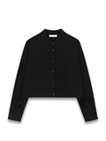 Textured Drawstrings Shirt 