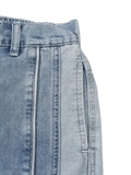 Color Blocked Side Panel Jeans 