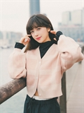 Puffy Sleeves Check Cardigan 