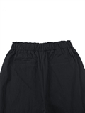 Elastic Waistband Wide Pants 