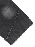  Fringed Edge Denim Shorts