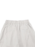 Elastic Waistband Wide Pants 
