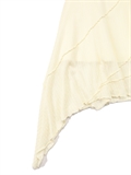  Lace Up Asymmetric Dress