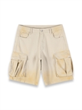  Washed Baggy Denim Shorts