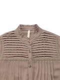 Lacy Pintucked Poplin Shirt 