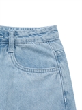  Raw Edge Denim Skirt
