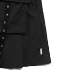  Eyelet Trims Pockets Pleated Skirts