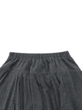  Irregular Shape Skirt With Ribbon