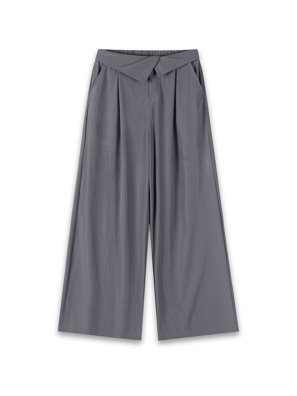 Flipped Waistband Pants 