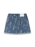  Distressed Denim Skirt