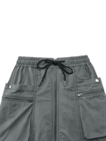  Zip Up Digital Print Skirt