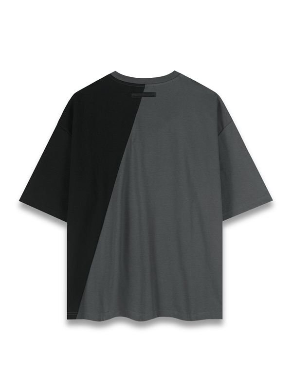 Texture Patchwork T-Shirt 