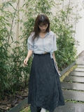 Pleated Midi Skirt 
