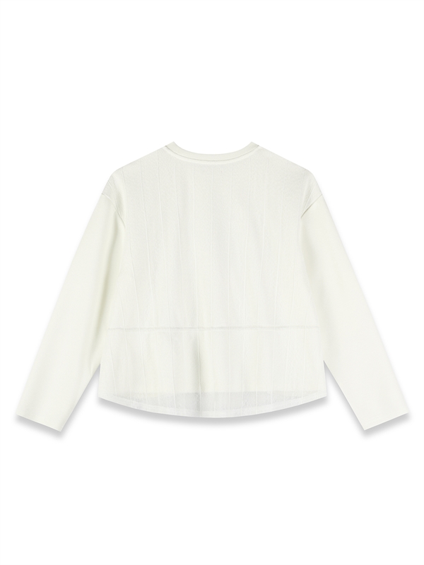 Lace Trimmed Sweatshirt 