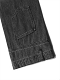 Fake Pockets Gradient Dye Jeans