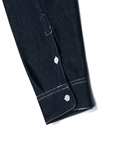 Contrast Stitching Denim Shirt 