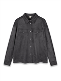 Suede Shirt Jacket (Unisex)