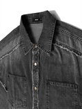  Distressed Denim Shirt