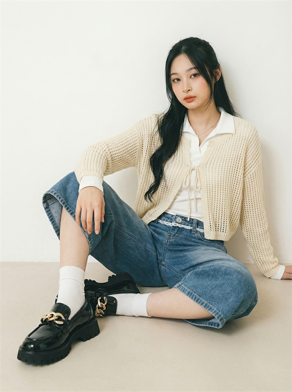 Tie Up 2-Way Knit Top