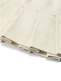  Corduroy Pockets Pleated Skirt