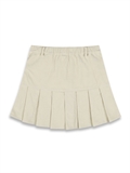  Corduroy Pockets Pleated Skirt