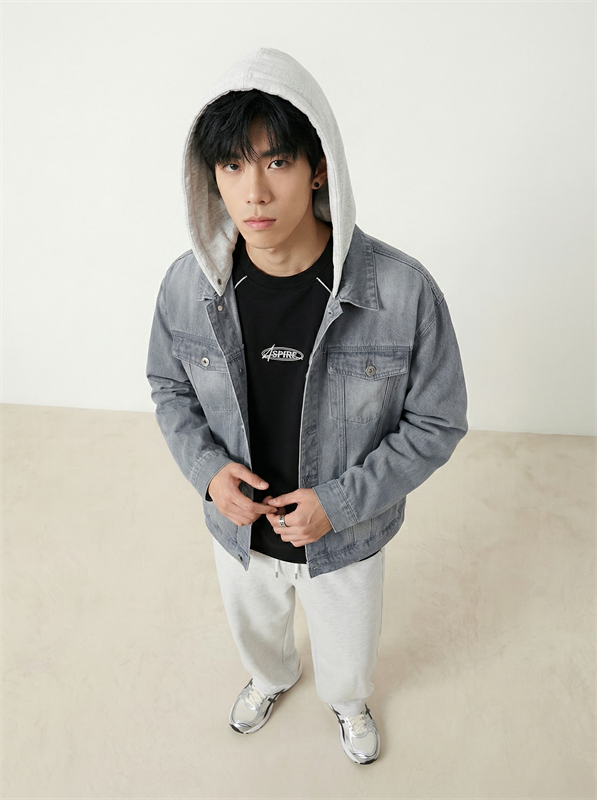 Textured Washed Jacket