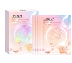 英國Dermier Ageless NMN Resveratrol face mask 白藜蘆醇NMN面膜 (一盒6片)
