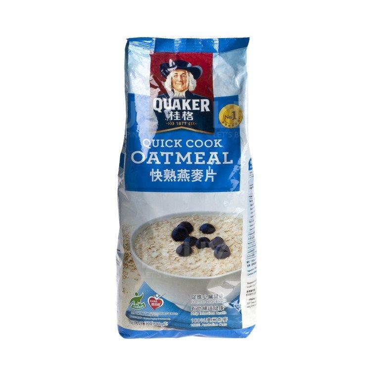 QUAKER QUICK COOKING OATMEAL FOIL 800G