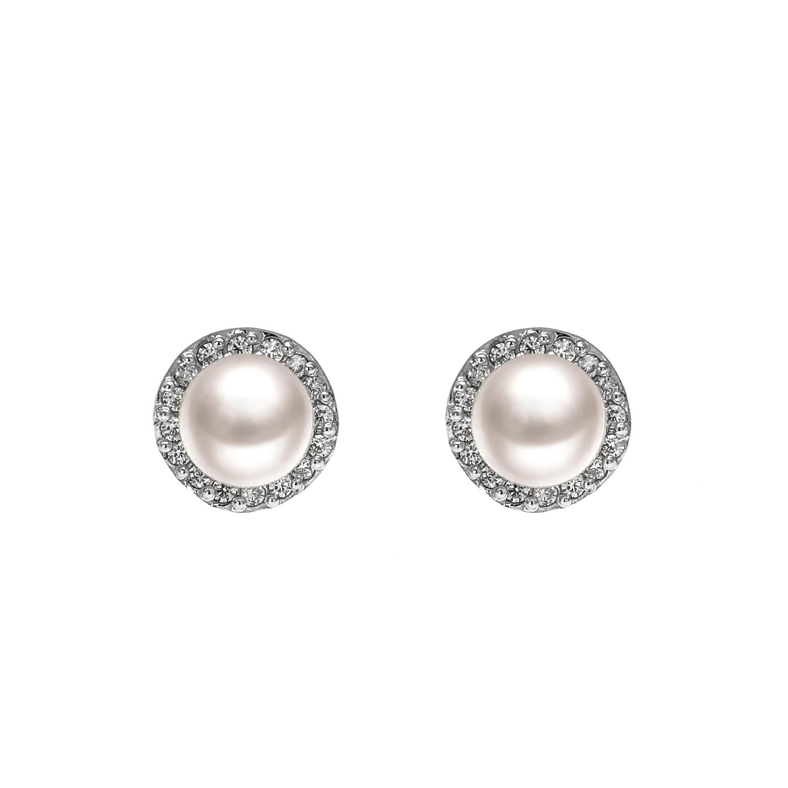 Begin- 925 Sterling Silver with Cultured Fresh Water Pearl Earring