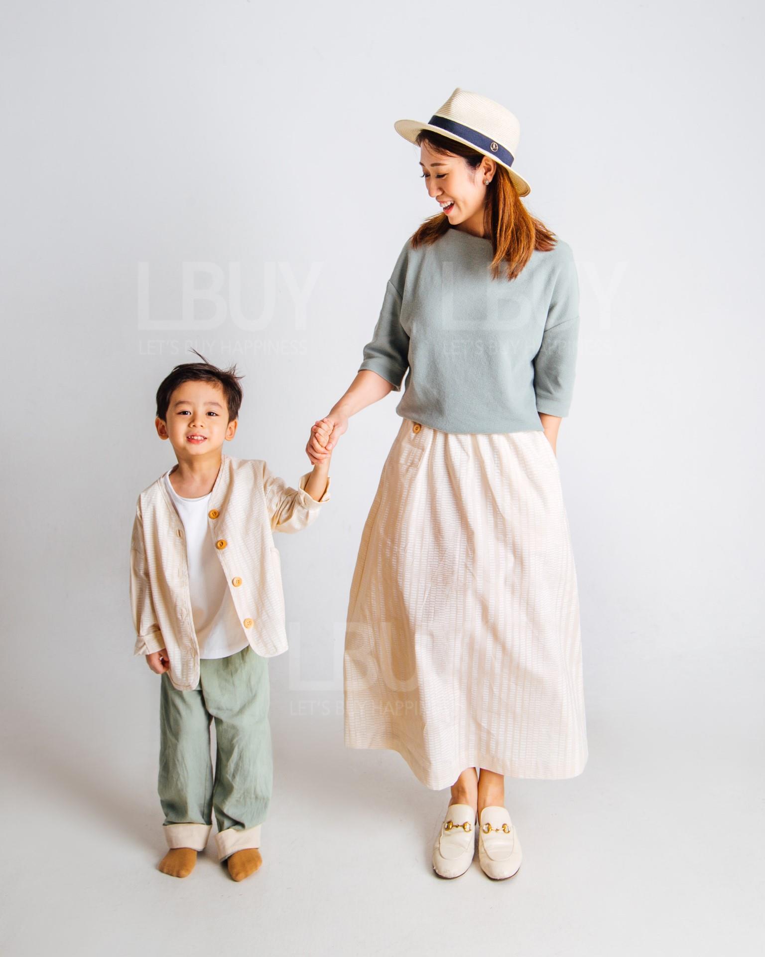 日系简约亲子装- 小童